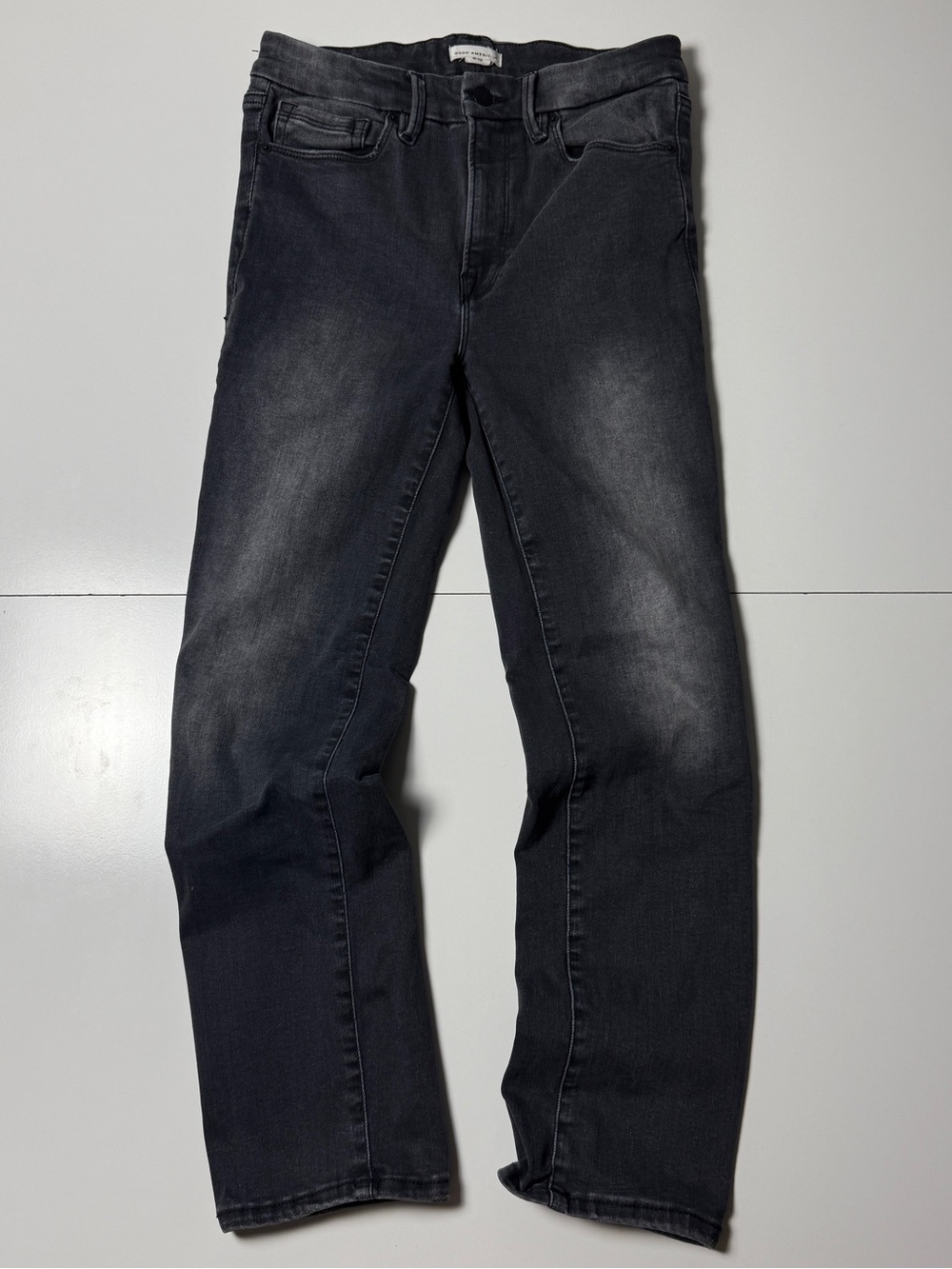 Good American Good Legs Jeans Women's Size 6-12 Dark Wash Stretch Denim Mid Rise